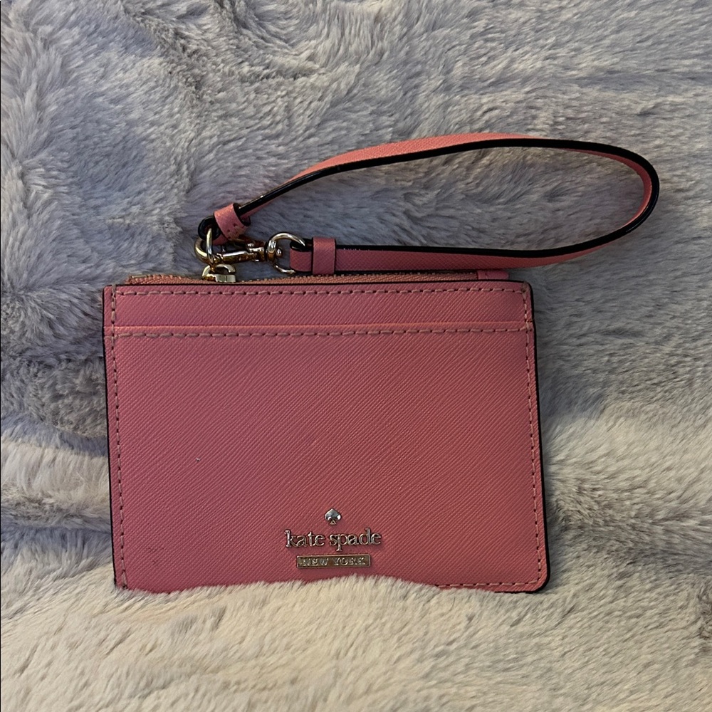 Kate Spade Rose Pink Card Holder